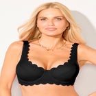  Scallop Trim Underwire Bikini Top image number null
