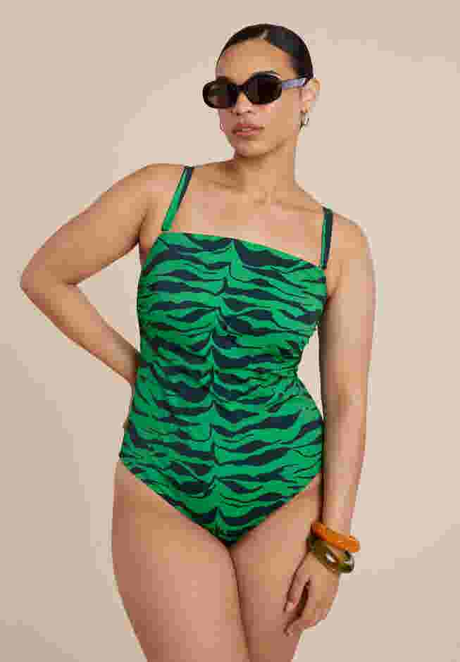 Green Zebra Stripe Suit image number 4
