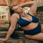 Textured Bikini Top image number null