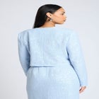 Sequin Tweed Jacket image number null