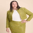 Sequin Tweed Jacket image number null