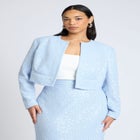 Sequin Tweed Jacket image number null