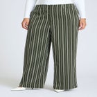 Wide Leg Striped Pant image number null
