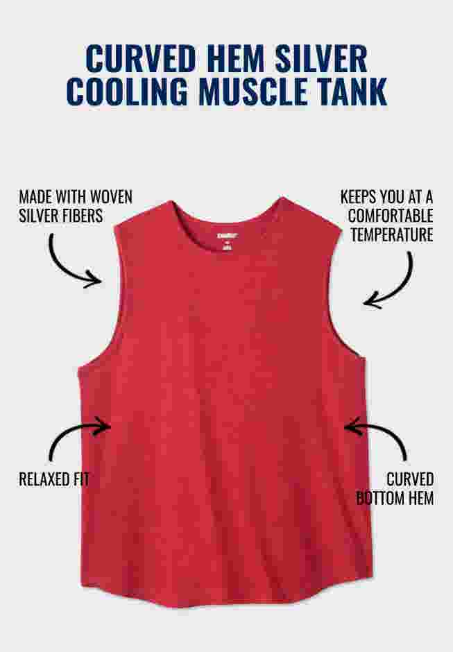 SILVER Cooling Muscle Tank image number 4