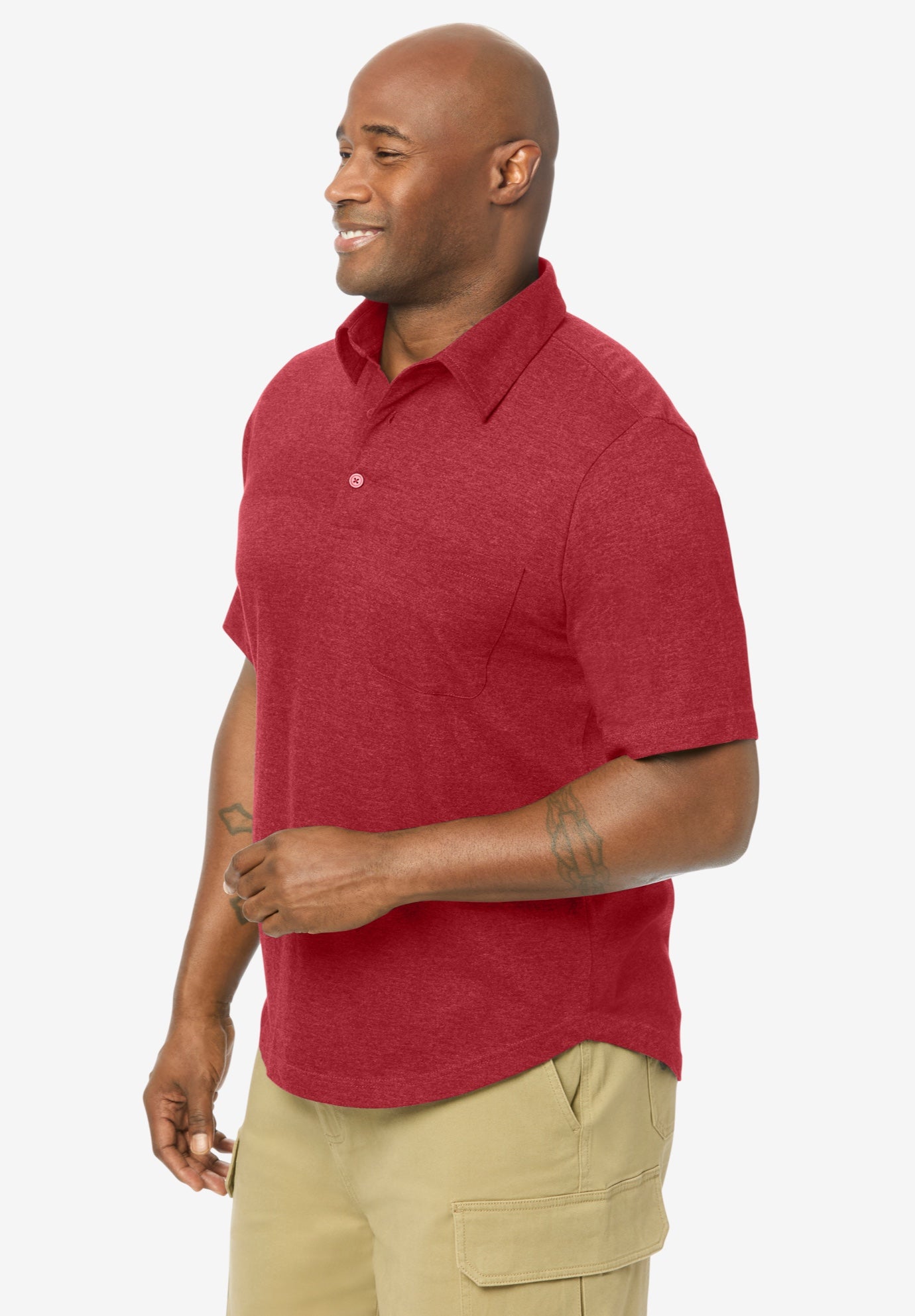 SILVER Cooling Pocket Polo image number 2
