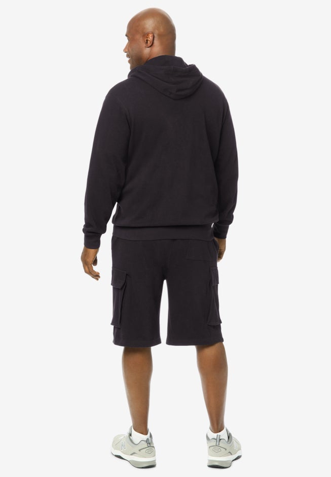French Terry Zip-Up Hoodie image number 3