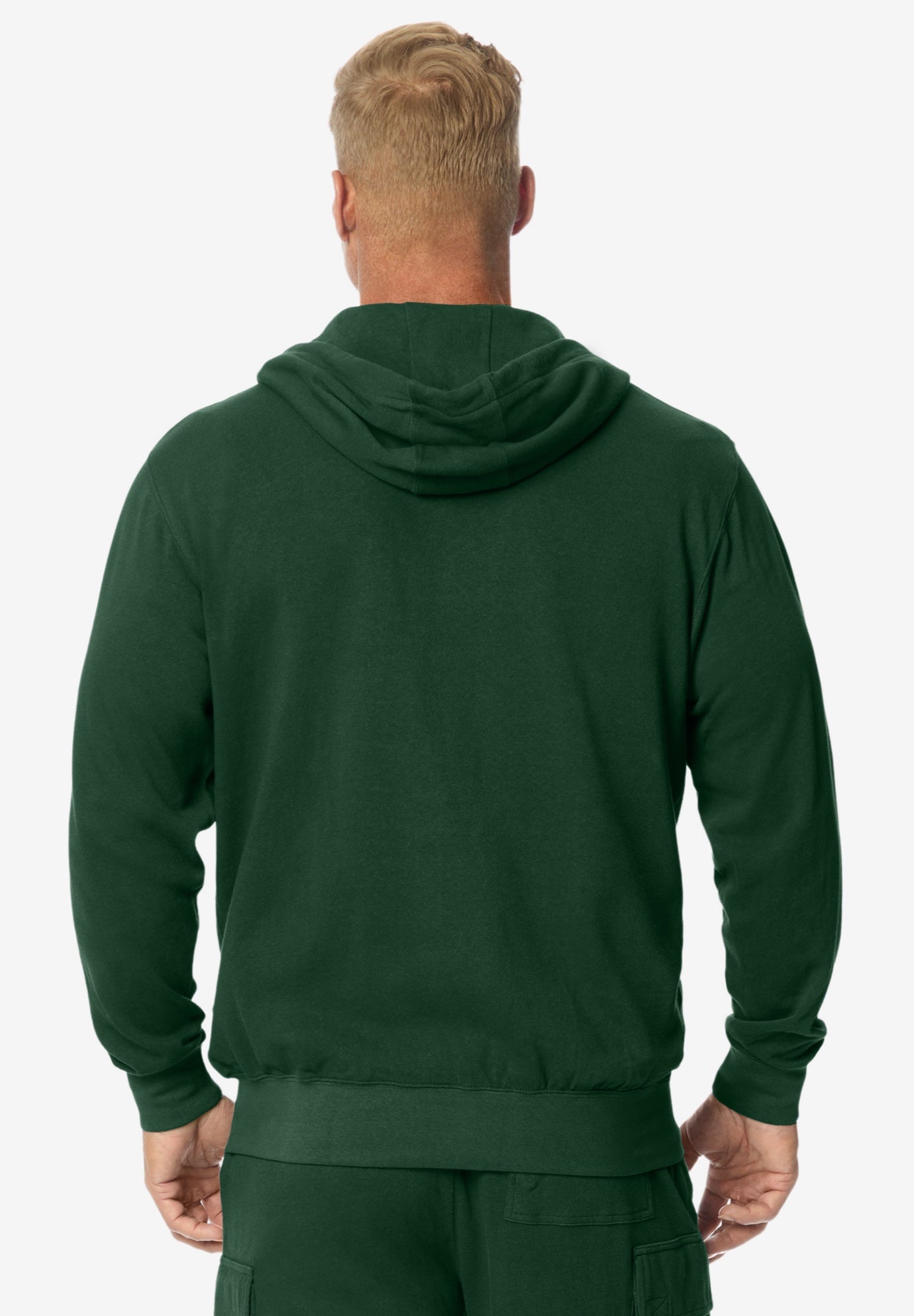French Terry Zip-Up Hoodie image number 3