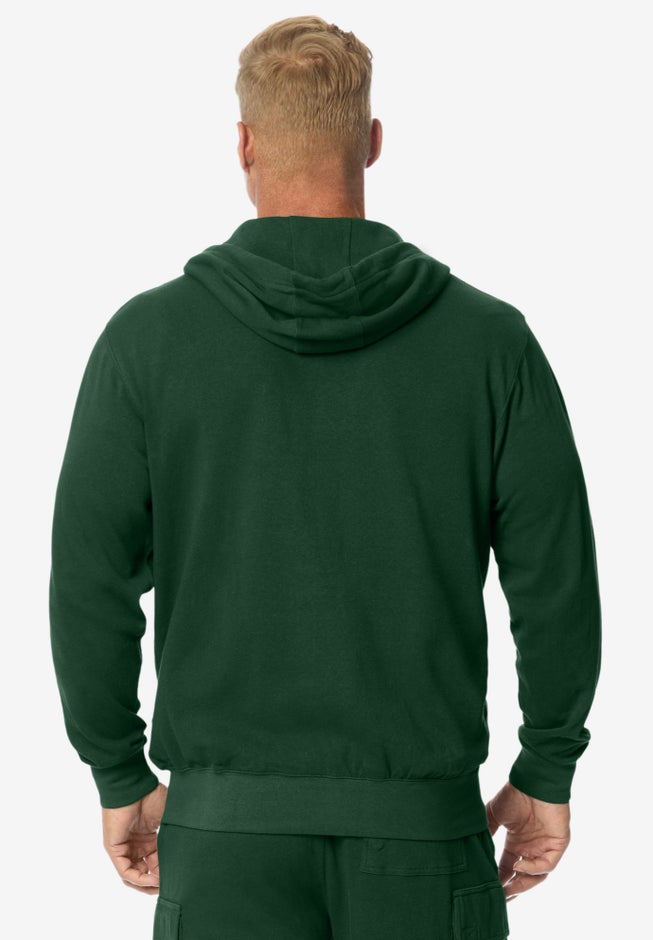 French Terry Zip-Up Hoodie image number 3