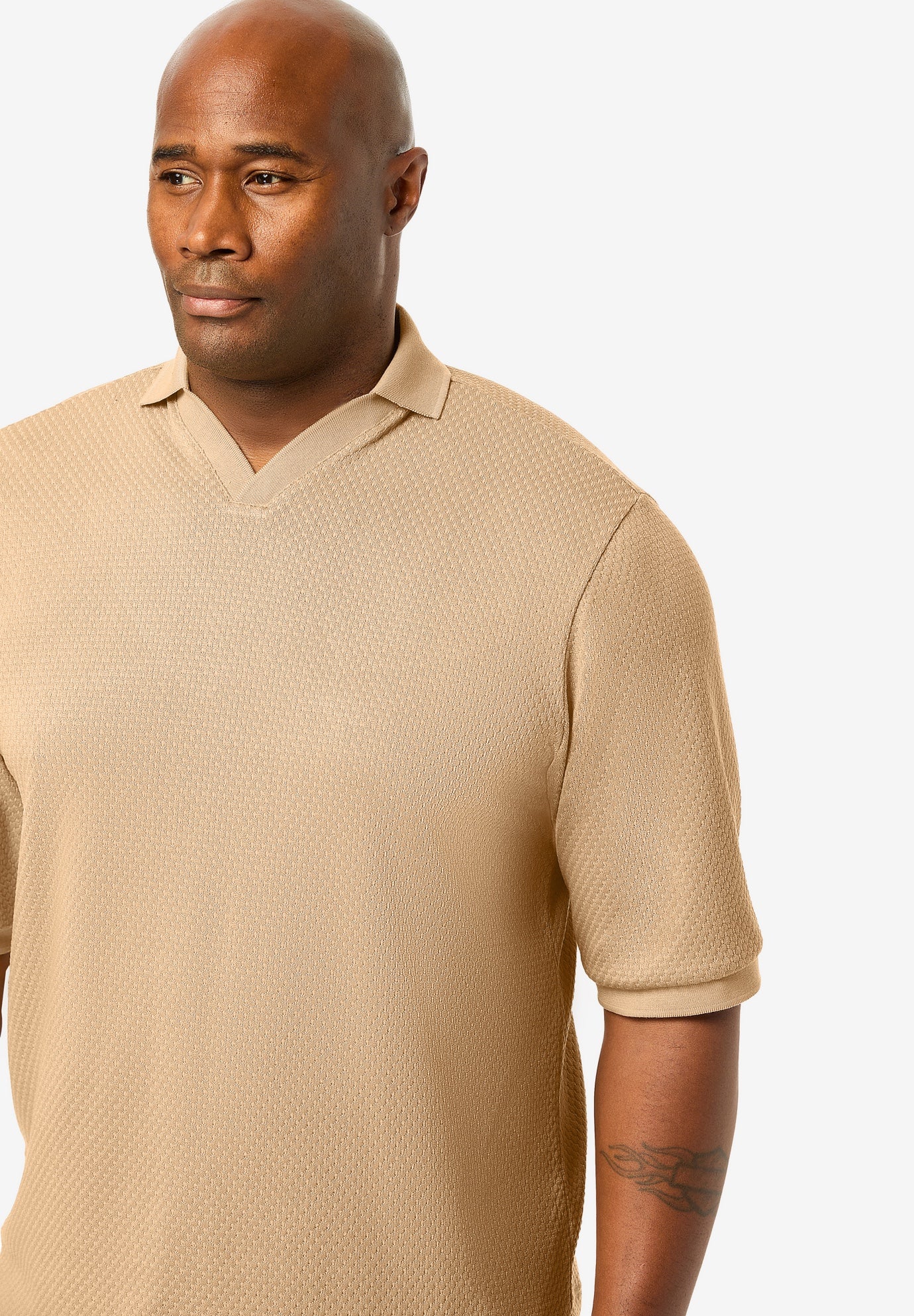 Knit Sweater Polo image number 3