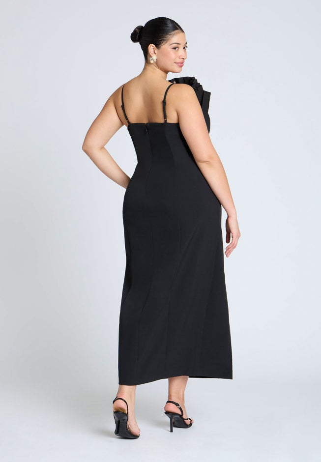 Pleated Fan Ruffle Gown image number 2