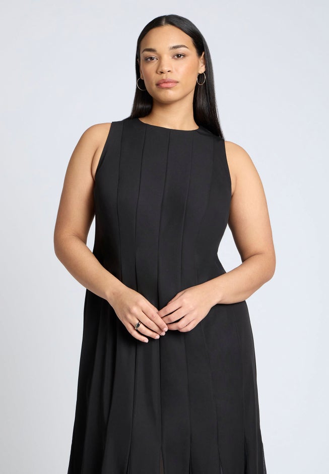 Chiffon Godet Maxi Dress image number 3