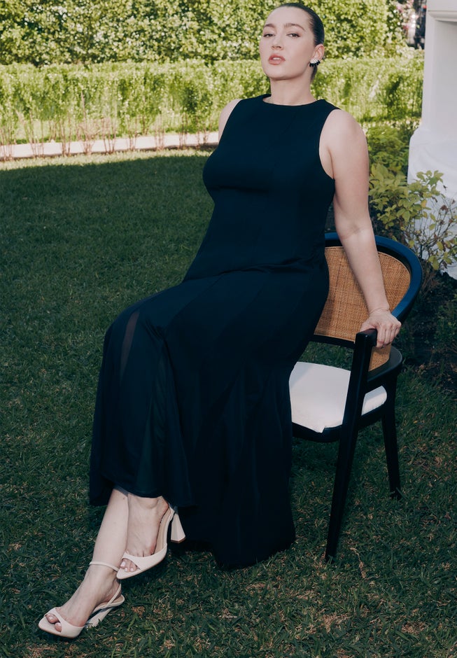 Chiffon Godet Maxi Dress image number 0