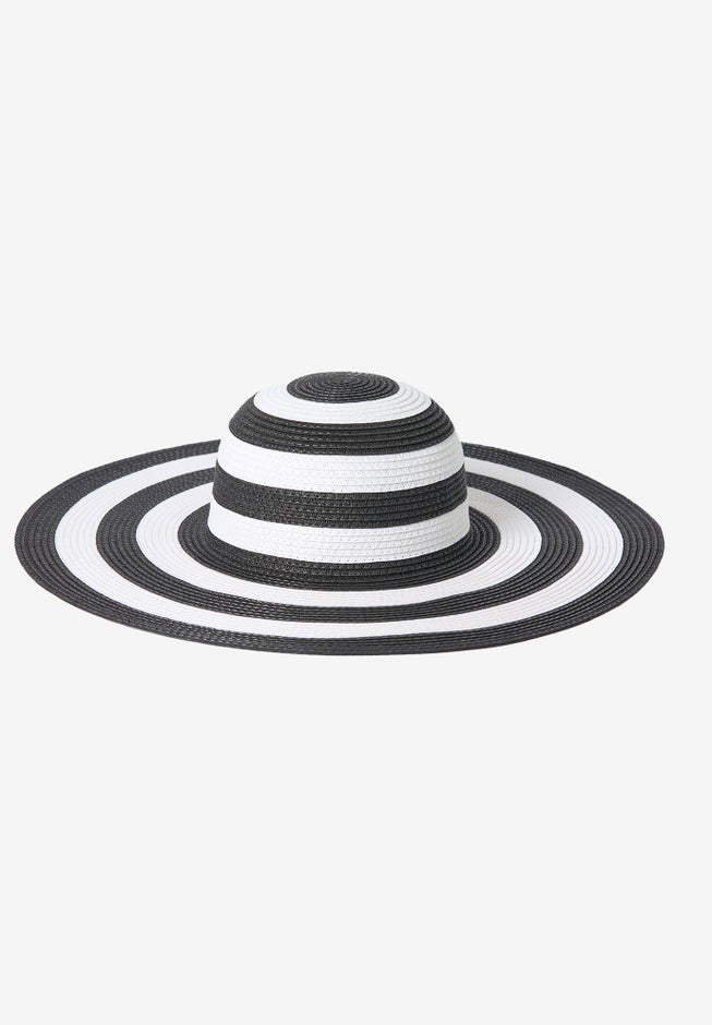 Striped Straw Hat image number 0