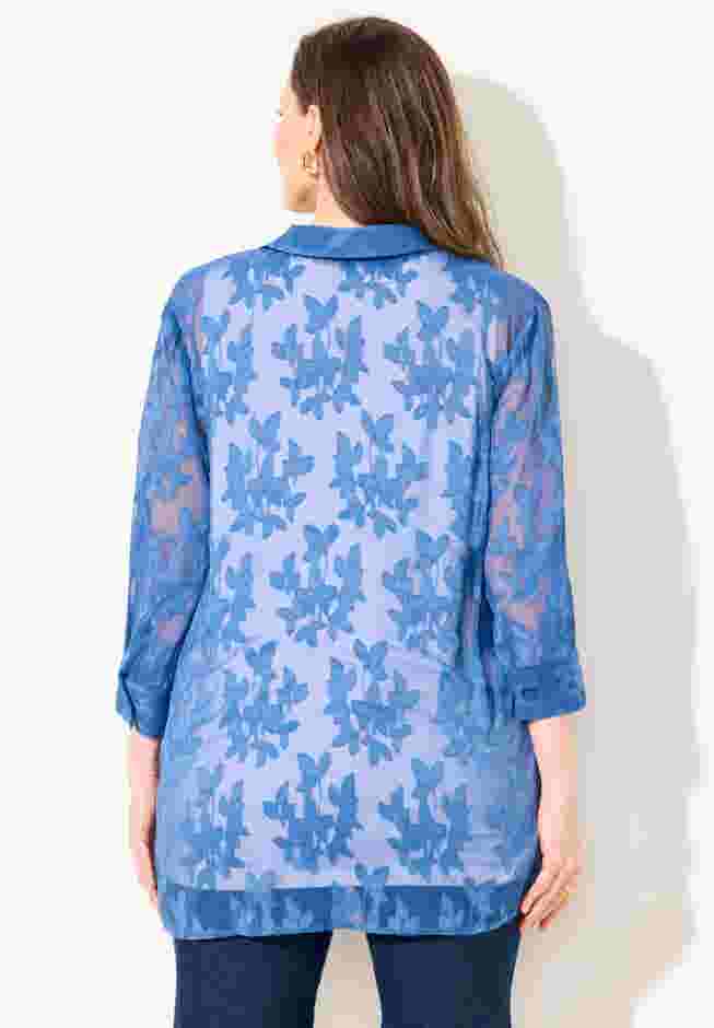 Jacquard Buttonfront Shirt image number 1