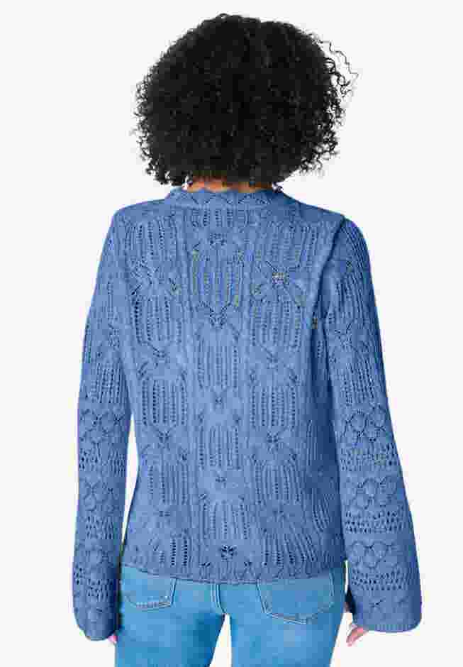 Crochet Cardigan Sweater image number 1