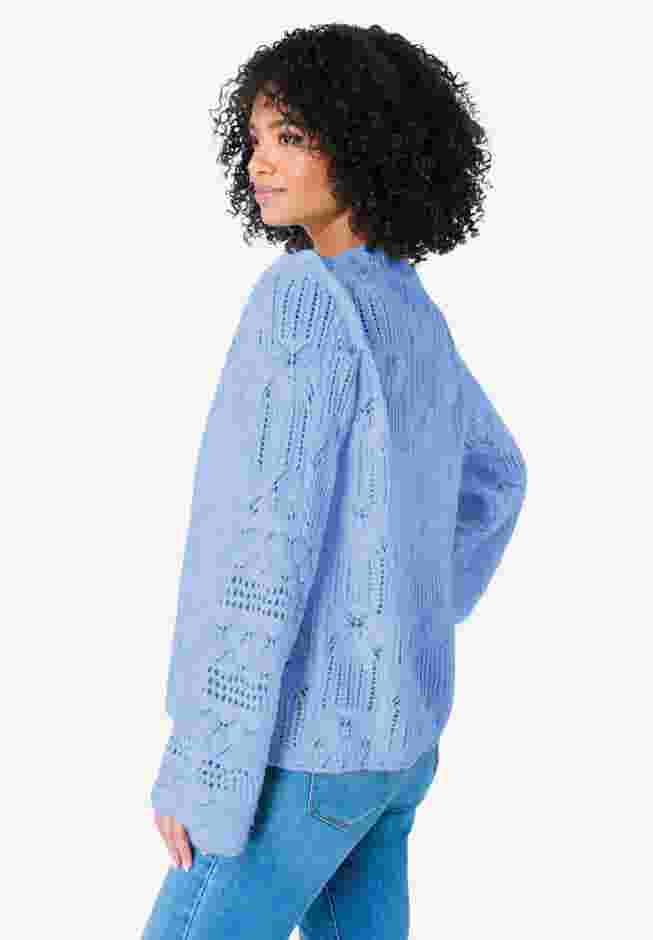 Crochet Cardigan Sweater image number 2