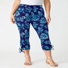 Lace-Up Capri Leggings image number null