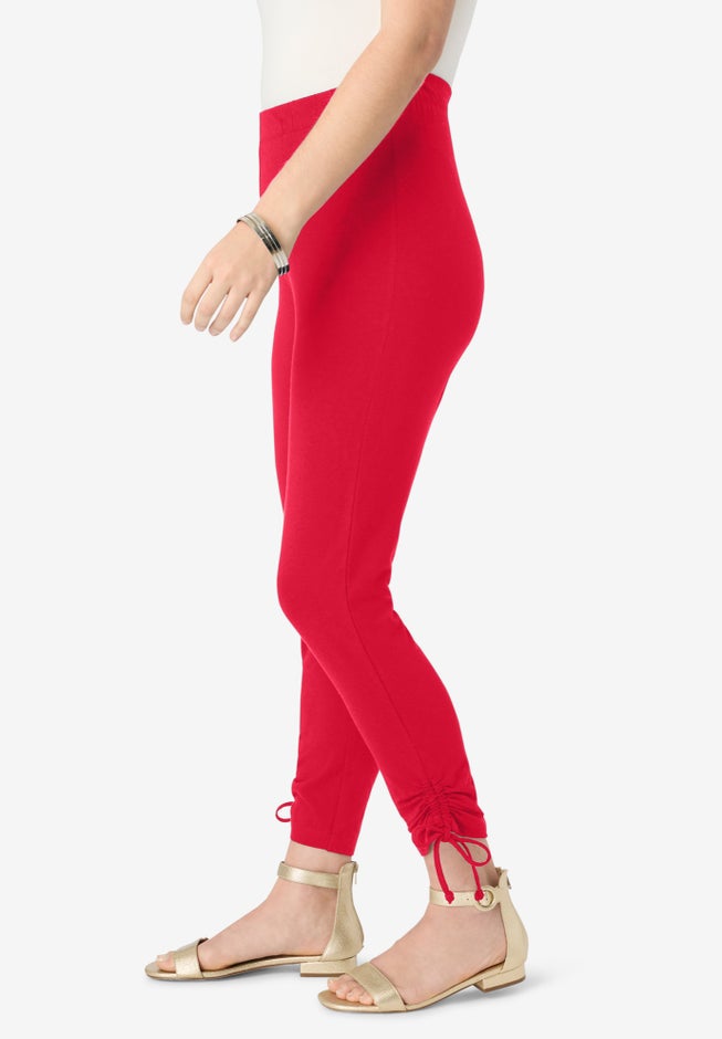 Lace-Up Capri Leggings image number 2