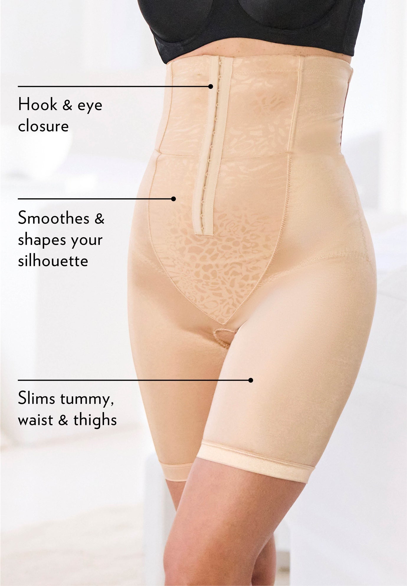 Power Shaper Firm Control High-Waist Capri Long Leg Shaper image number 0
