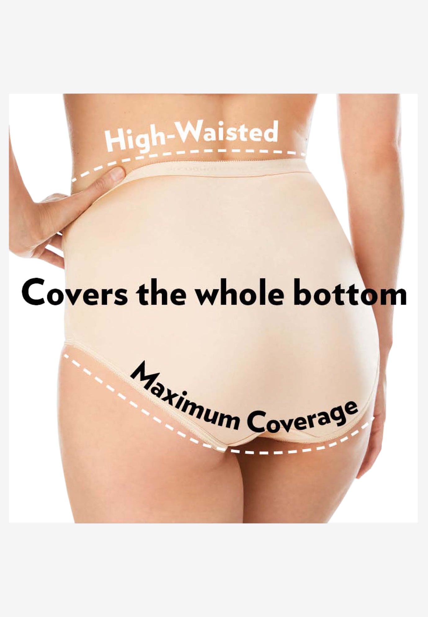 Cotton Spandex Incontinence Brief 2-Pack image number 7