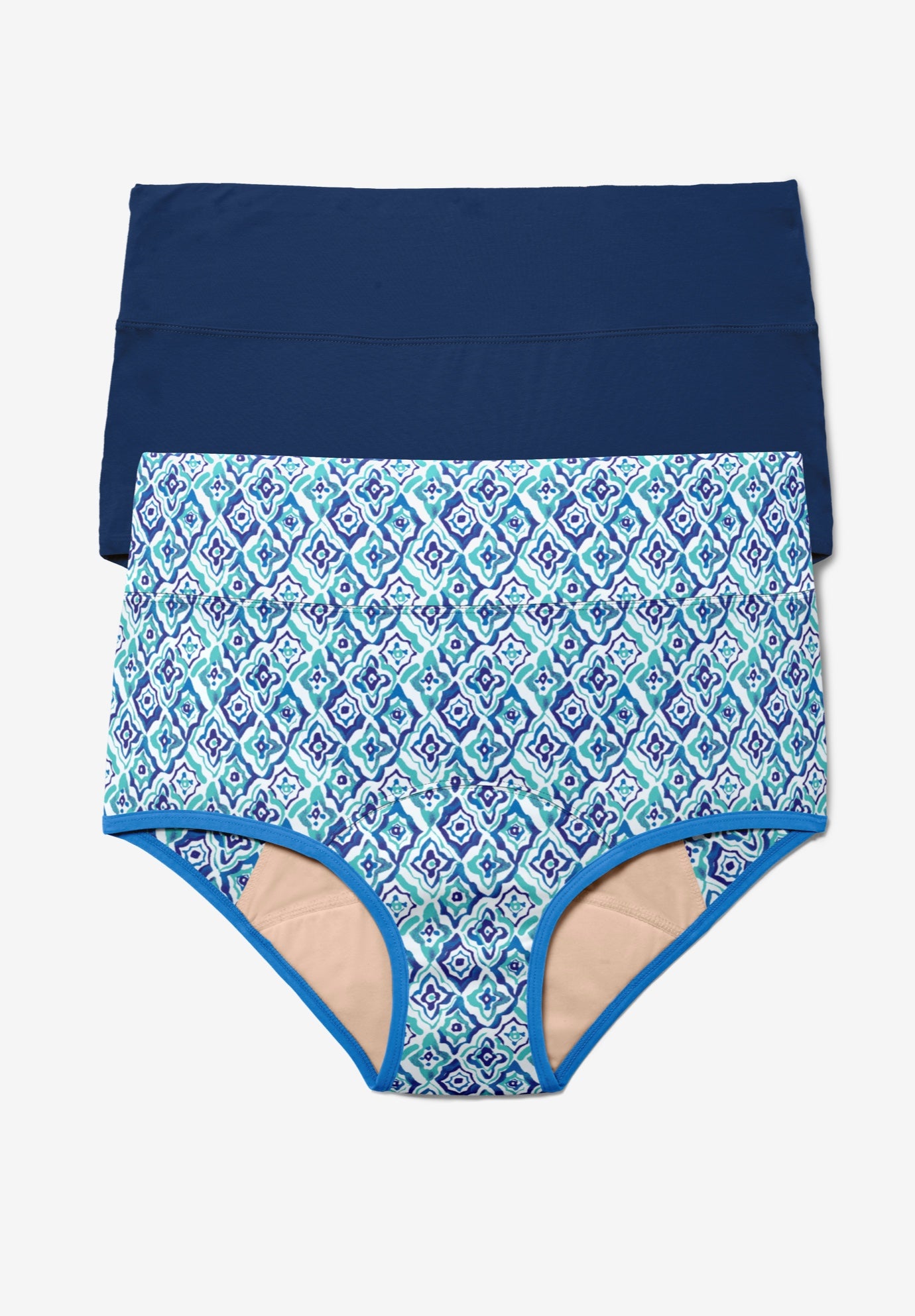 Cotton Spandex Incontinence Brief 2-Pack image number 0