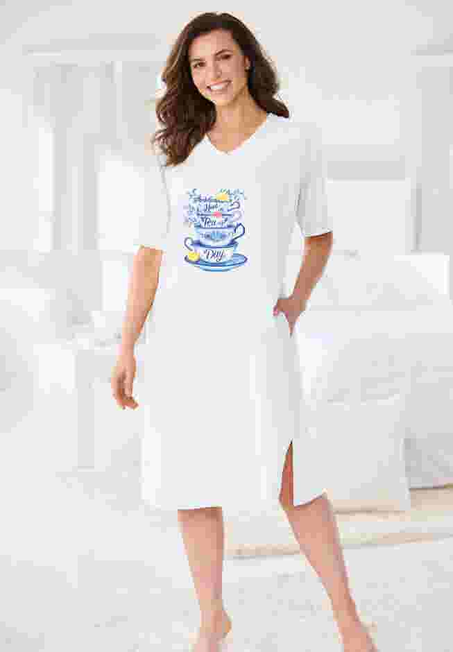 Only Necessities® Graphic Sleepshirt image number 5