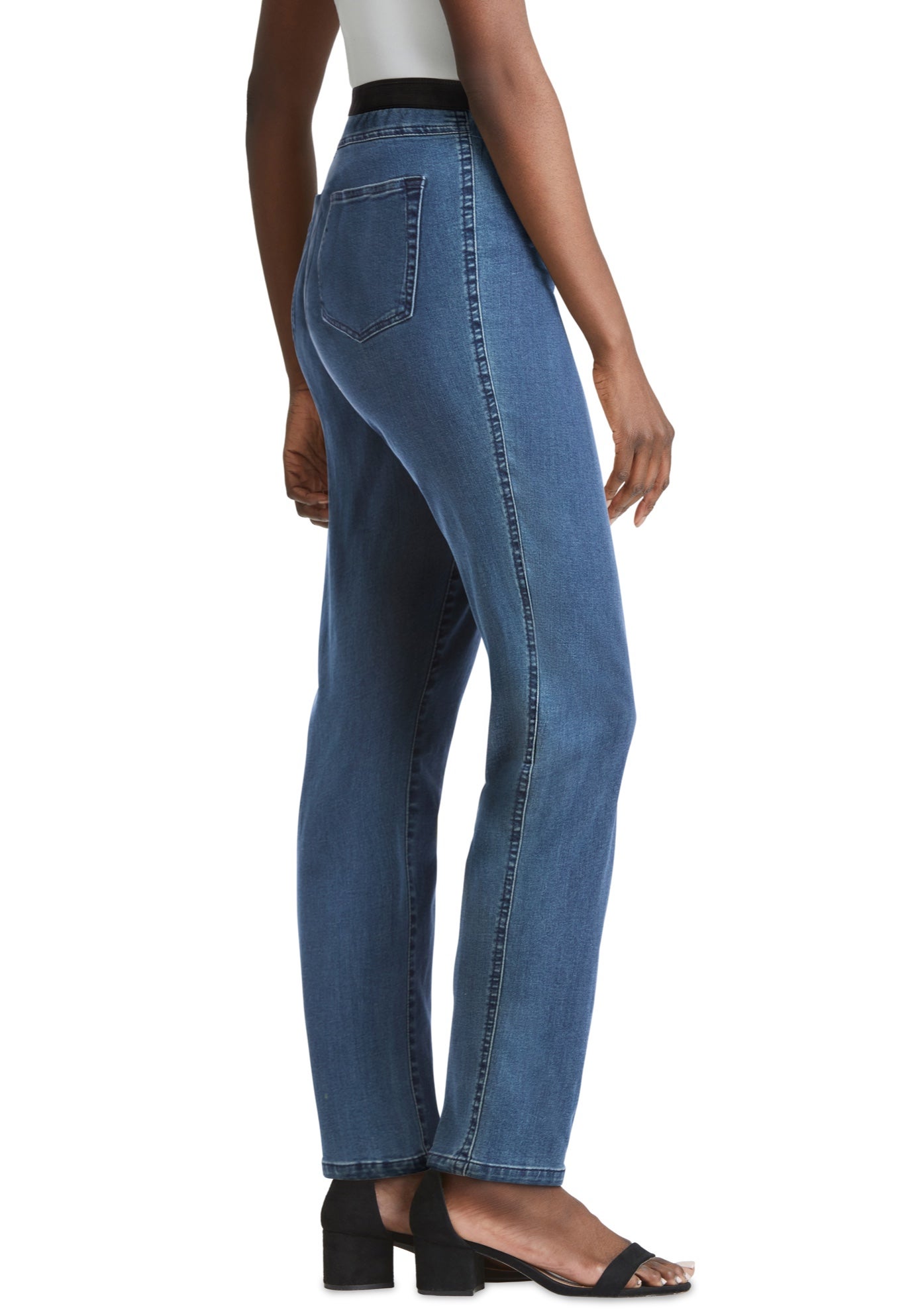 Stretch Denim Straight-Leg Jegging image number 2
