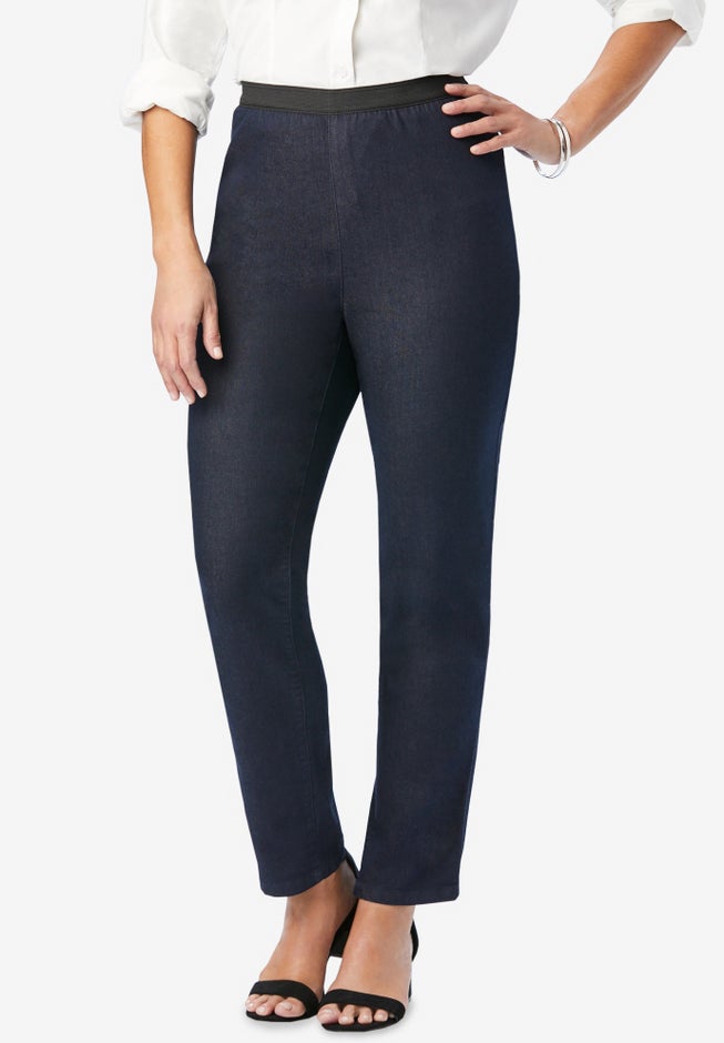 Stretch Denim Straight-Leg Jegging image number 0