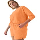 Terry Cloth Short with Drawstring Waist image number null