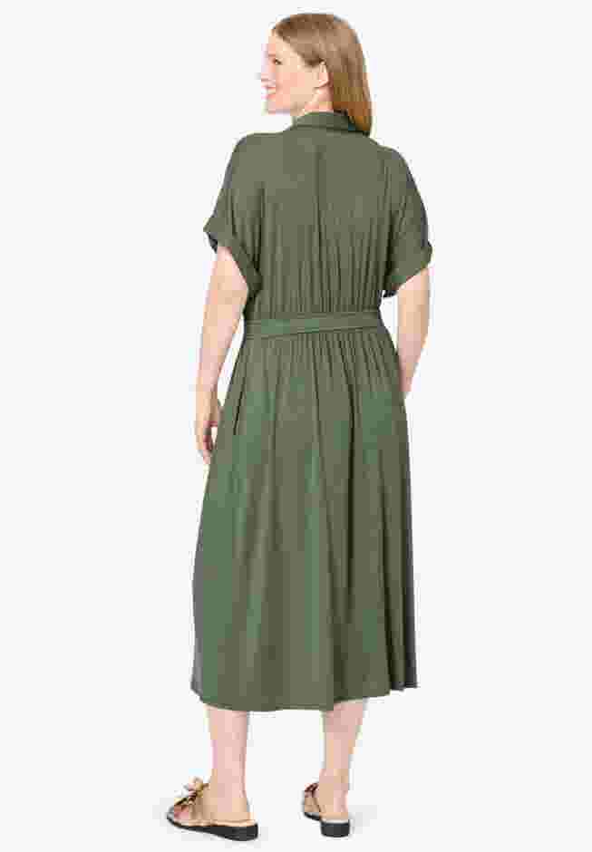 Snap-Front Dress image number 1