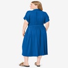 Snap-Front Dress image number null