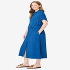 Snap-Front Dress image number null