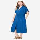 Snap-Front Dress image number null