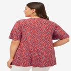 V-Neck Front Pleat Tunic image number null