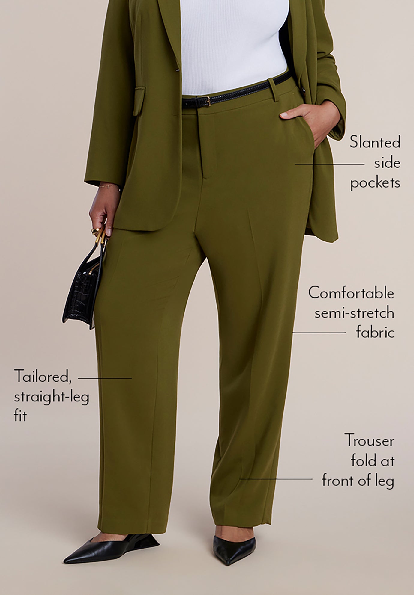 The 365 Semi-Stretch Straight-Leg Work Pant image number 5