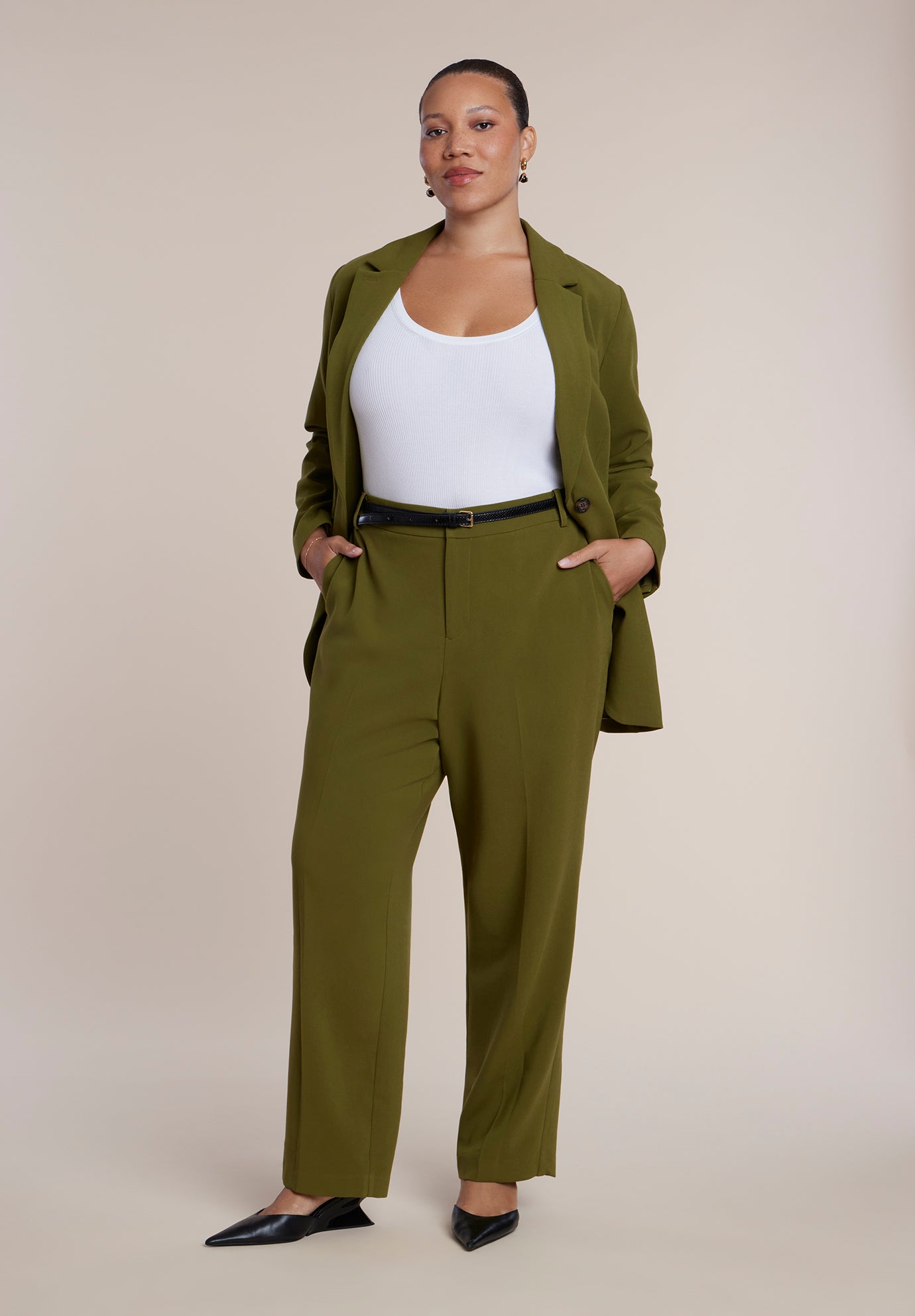 The 365 Semi-Stretch Straight-Leg Work Pant image number 0