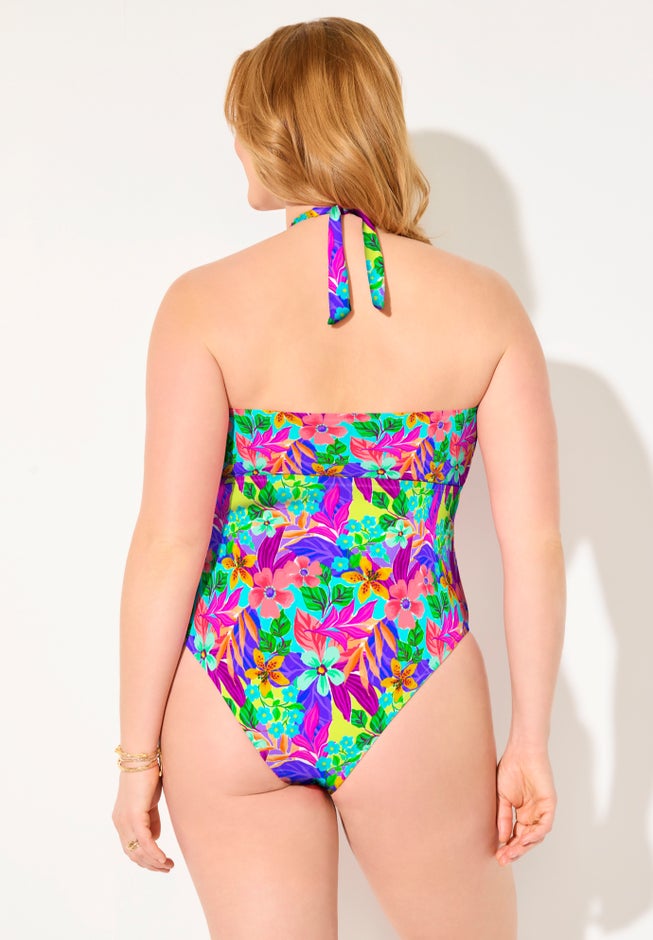 Braided Bandeau One Piece Swimsuit image number 1