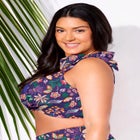 Bra Sized Twist Front Bikini Top image number null