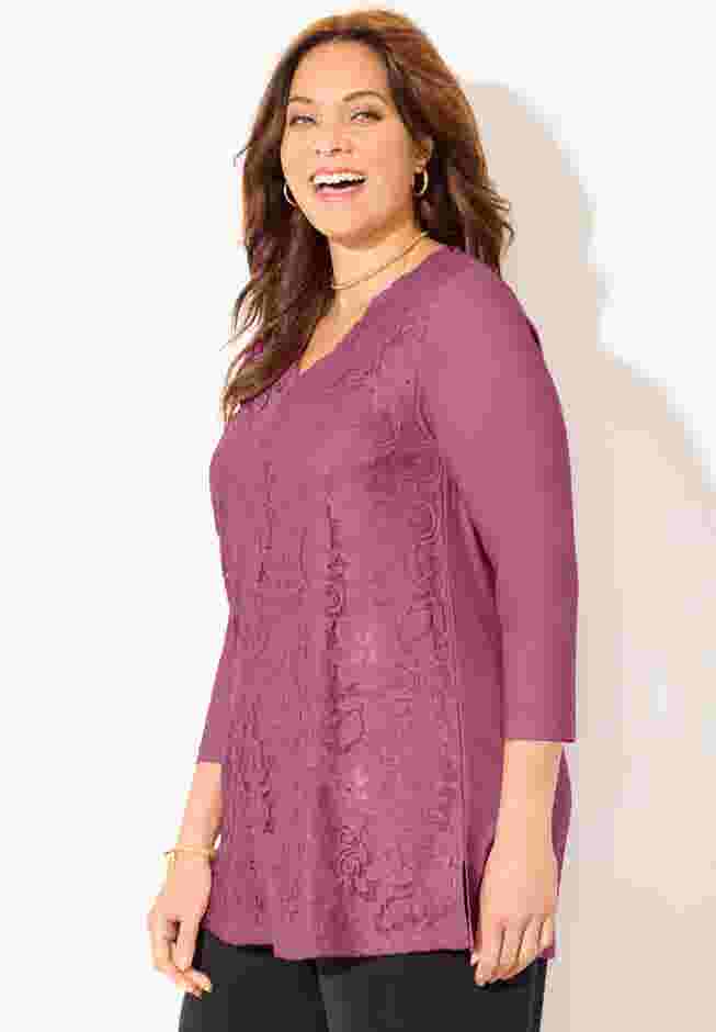 Stretch Lace Tunic image number 2