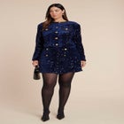  Sequin Velvet Skort image number null