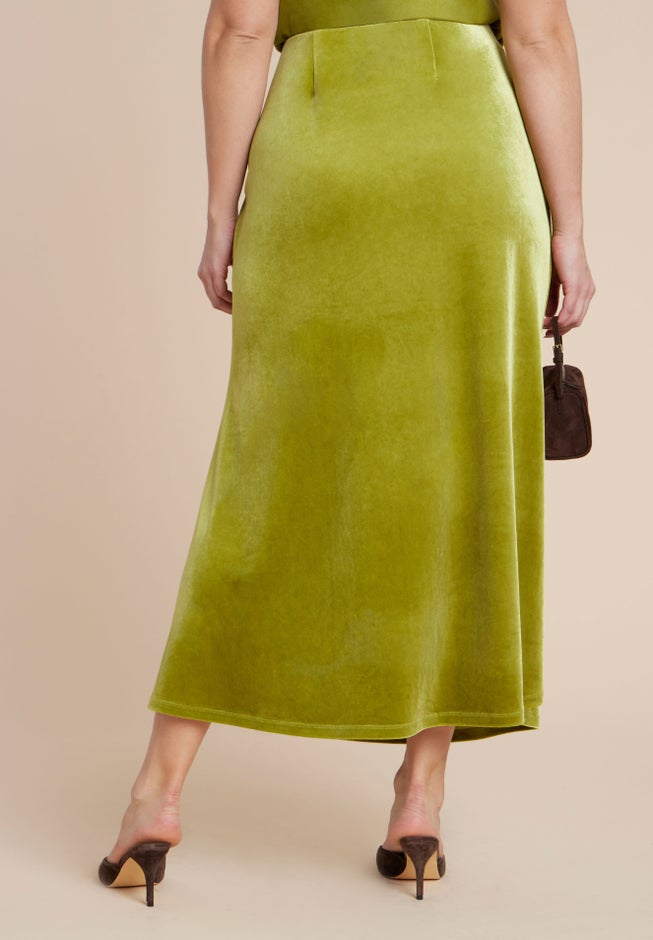 Velvet Maxi Skirt image number 2