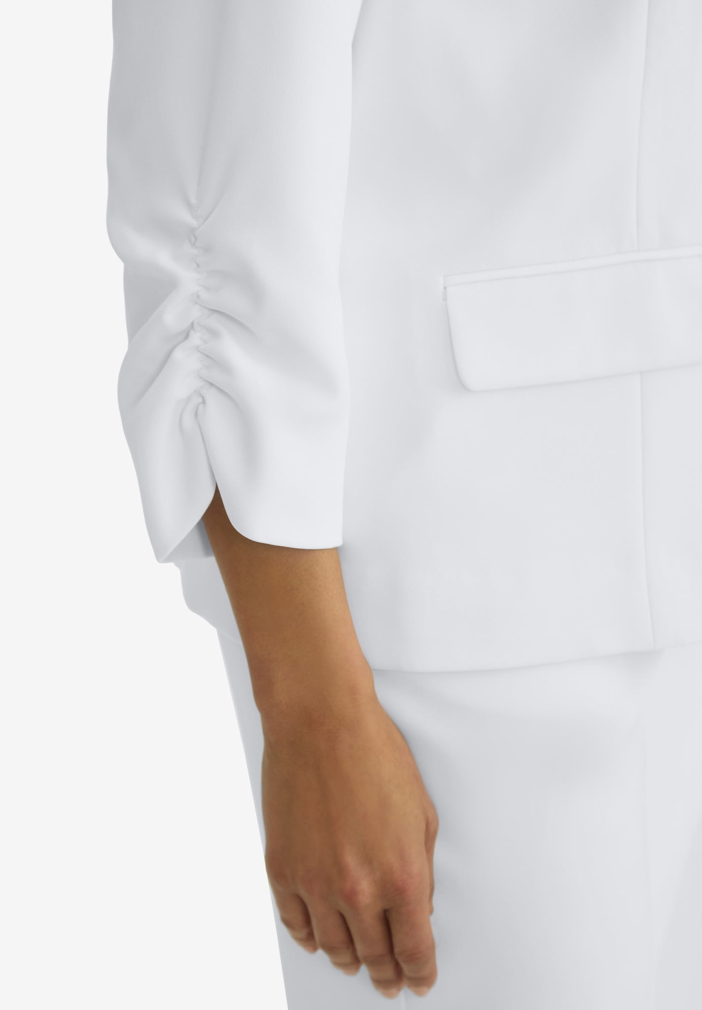 Cinched Sleeve Blazer image number 3