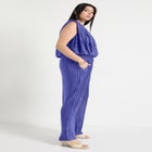 Plisse Dolman-Sleeve Cropped Top image number null