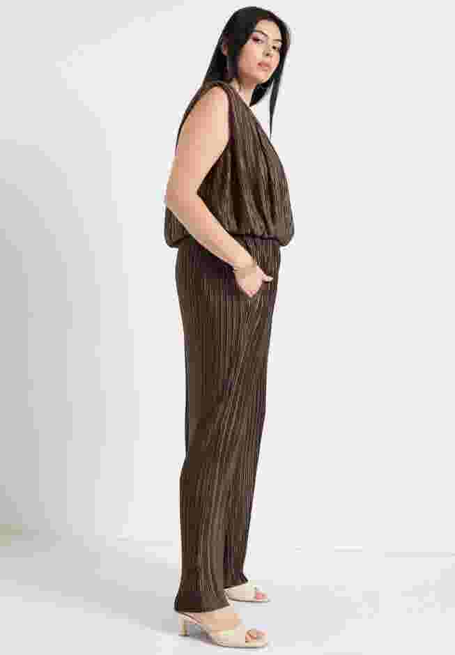 Plisse Dolman-Sleeve Cropped Top image number 2