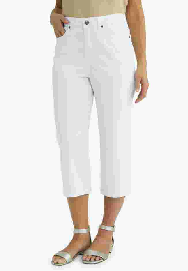True Fit Straight Leg Crop Jean image number 0