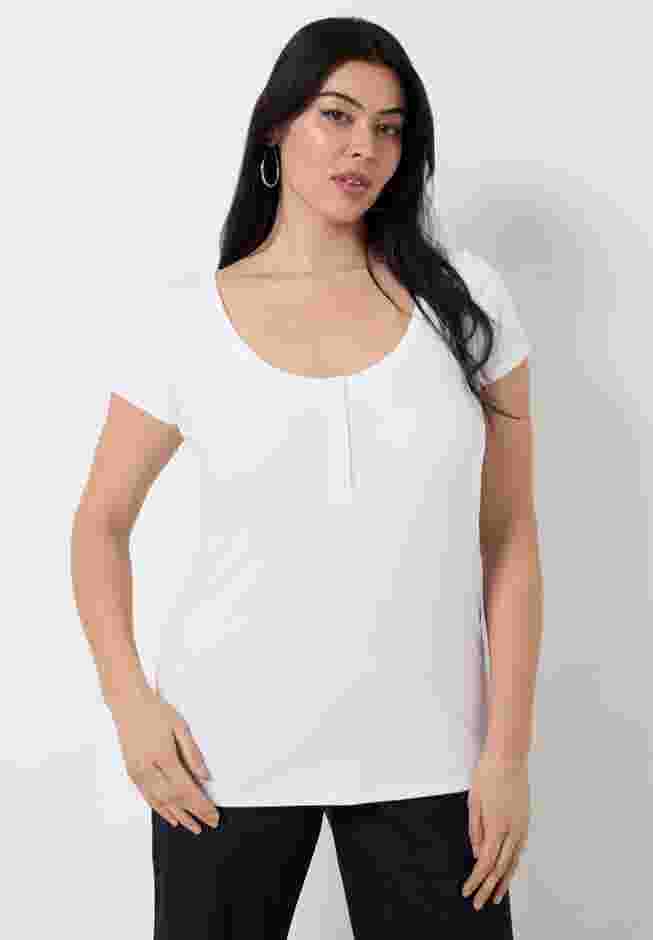 Ribbed Henley Top image number 3