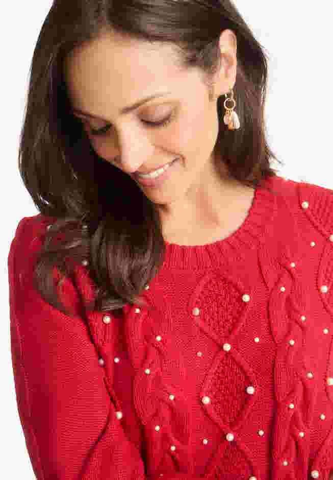 Cable Sweater Dress image number 2