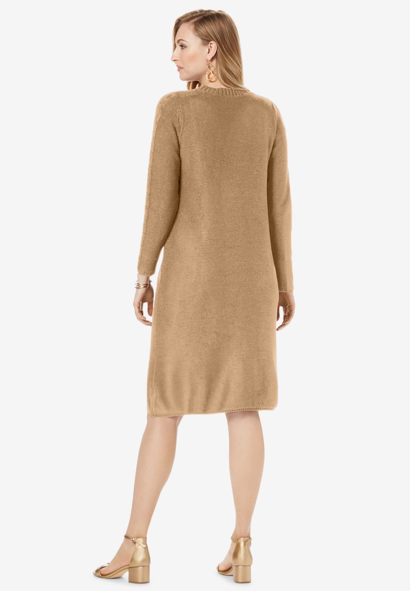 Cable Sweater Dress image number 1