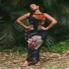  Pleated Chiffon Dress  image number null