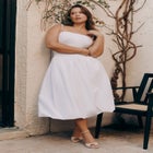  Bubble Skirt Midi Dress  image number null